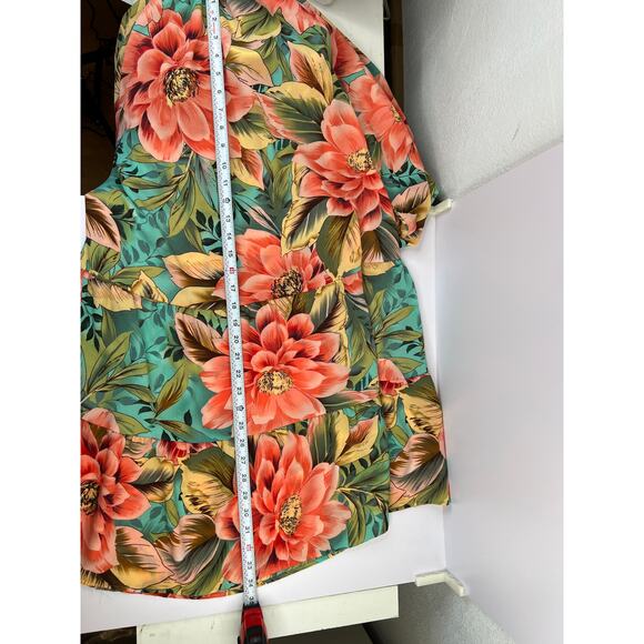 Show Me Your Mumu Size Large Birdie Mini Floral Dress Pink, Orange, Green NWOT - Picture 15 of 16